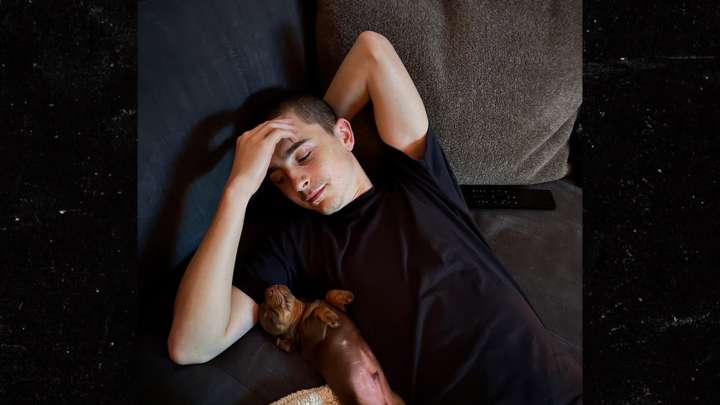 Timothee Chalamet Gets a Love Puppy