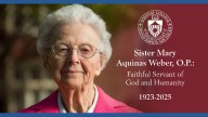 Sister Aquinas Weber dies at 102: A life of service and leadership