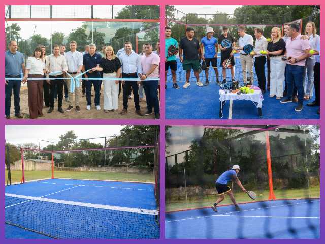 ROCA: La Localidad Ya Tiene Su Primera Cancha De Pádel En El Marco Del 141° Aniversario