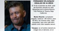Se busca a Fernando Velázquez Hidalgo de 44 años de edad