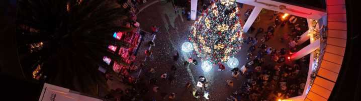 Espectacular Árbol Navideño ilumina la Unidad Administrativa Municipal