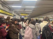 Usuarios reportan humo en el Metro CDMX Línea 3 ¡Es un caos!