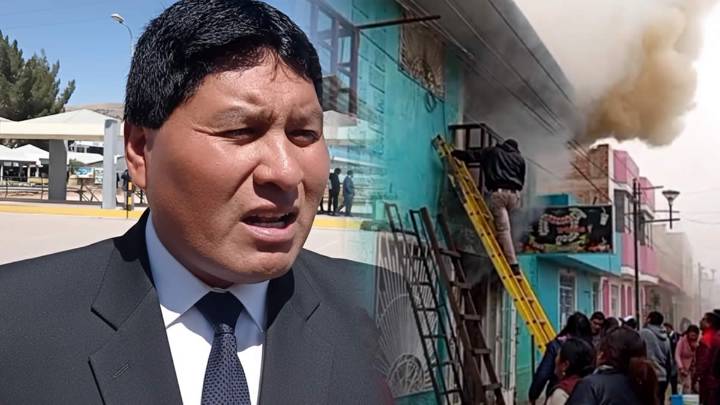 Huancané: Alcalde confirma que incendio se produjo en local previamente clausurado