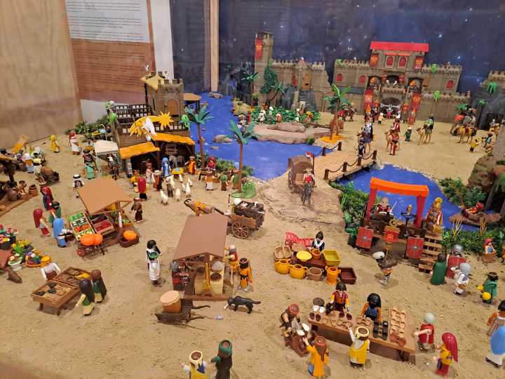 Nules acoge una exposición de Playmobil con diferentes temáticas como la Navidad