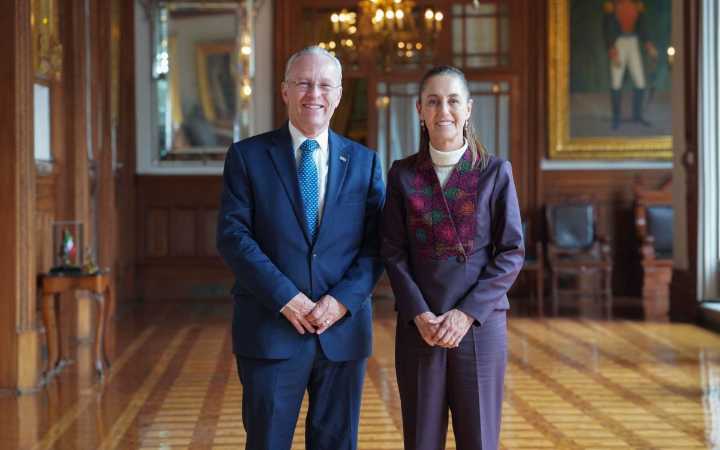 Nuevo presidente del CCE da espaldarazo a Sheinbaum ante revisión del T