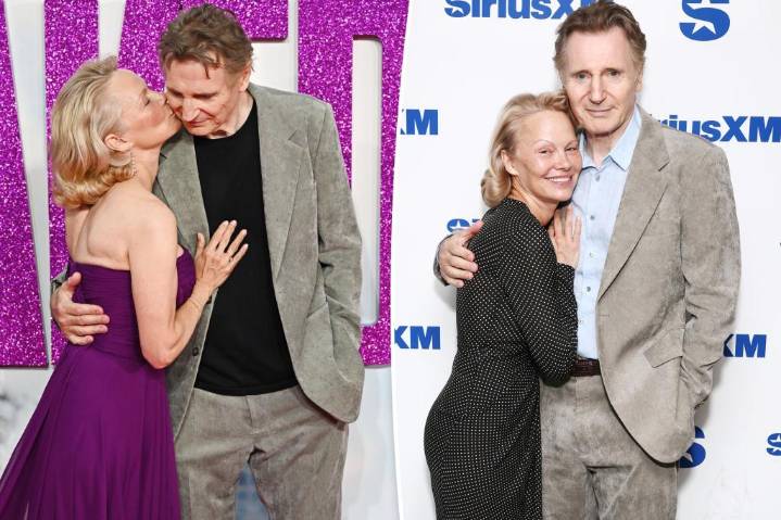Pam Anderson, Liam Neeson split as she details brief 'intimate' romance