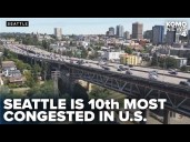 Seattle ranks as 10th most congested city for traffic in the U.S.