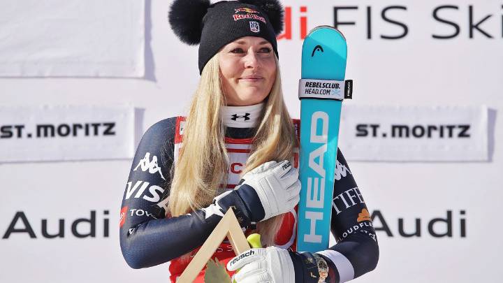 Lindsey Vonn continúa destacando en la Copa del Mundo de esquí