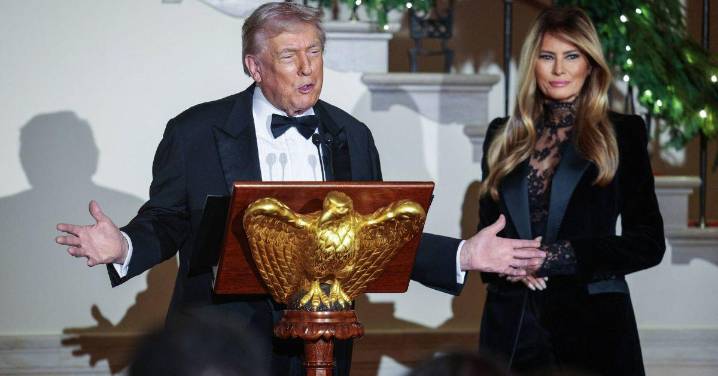 Melania Wears $5K Black Velvet Suit Amid Country's 'Affordability Crisis'