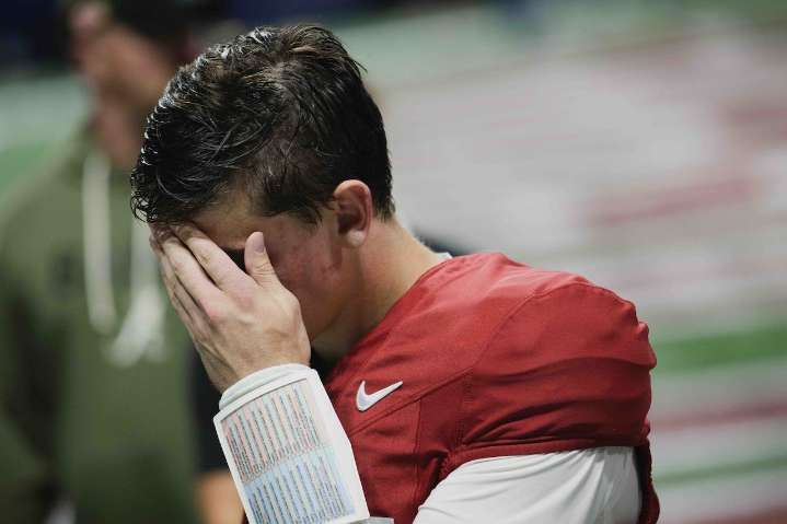 Alabama football: Ty Simpson struggles in loss to Georgia