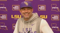 LSU defensive coordinator Blake Baker is staying on the Lane Train with LSU, Kiffin confirms