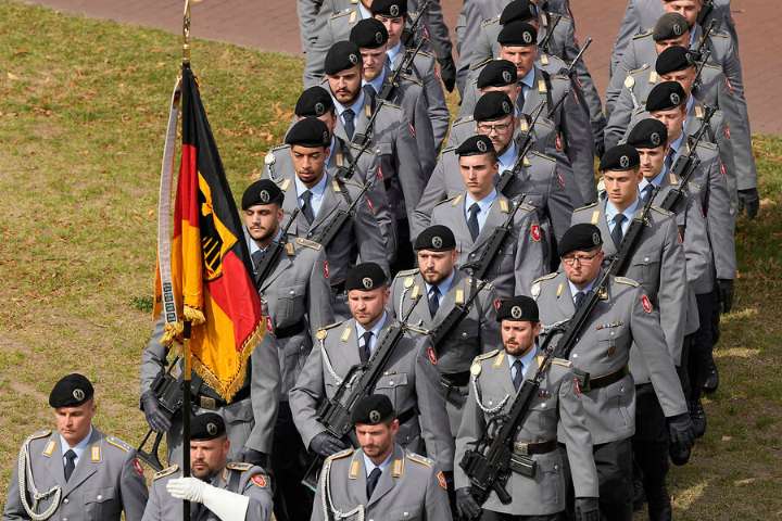 With Russia looming, peacenik Germany is building its army