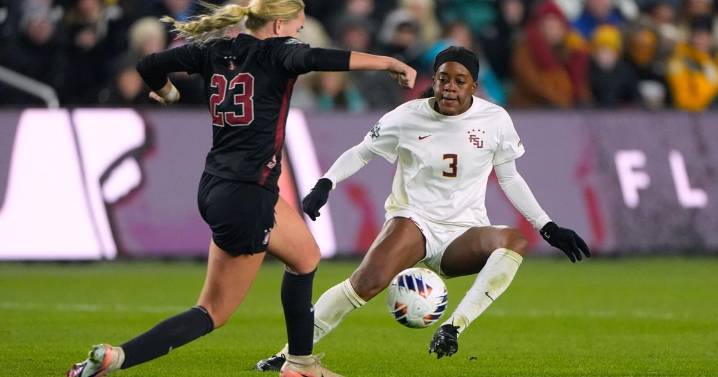 Florida State edges top-seeded Stanford 1-0 to win the Women's College Cup