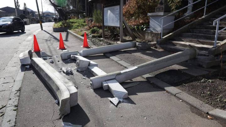 Sismo de magnitud 6.9 sacude el noreste de Japón y causa pequeñas olas de tsunami