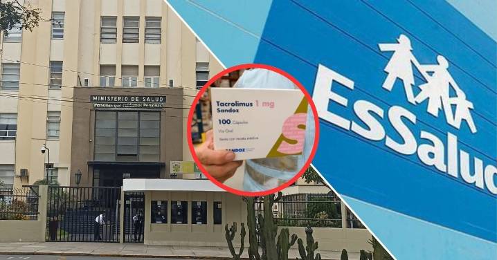 Desabastecimiento de Tacrolimus: Minsa entrega tercer lote de medicamento a EsSalud