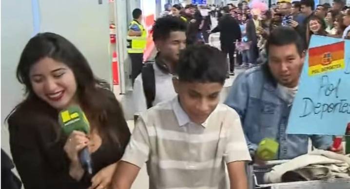 Pol Deportes regresó a Perú tras transmitir el Real Madrid vs. Manchester City en España | VIDEO El pequeño Clíver Huamán ya está de vuela en nuestro país tras viajar a España para el duelo entre el R