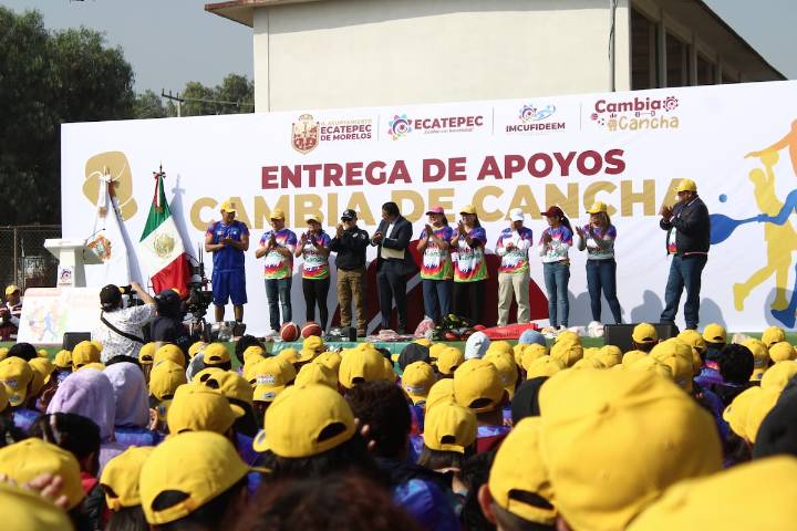 Arranca en Ecatepec el programa “Cambia de Cancha”