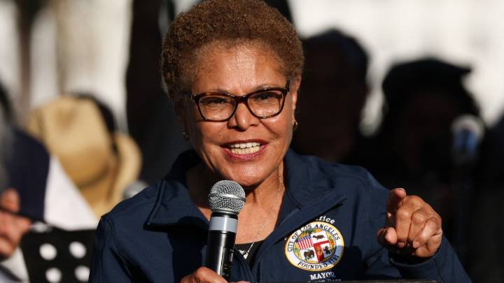 LA Mayor Karen Bass launches re-election campaign