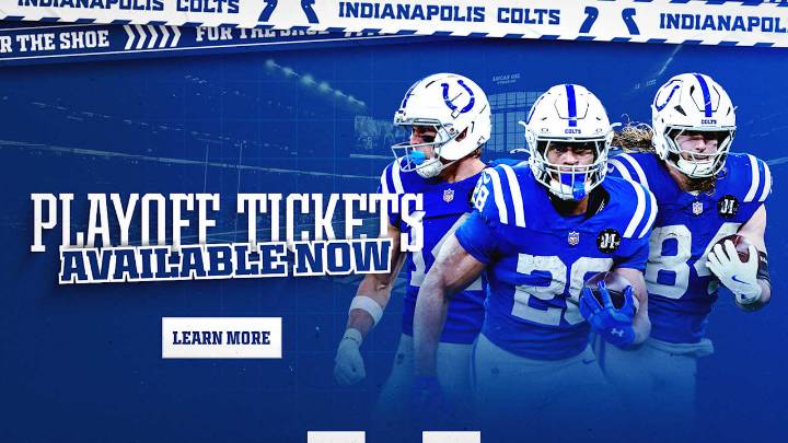 2025 Colts playoff tickets available now