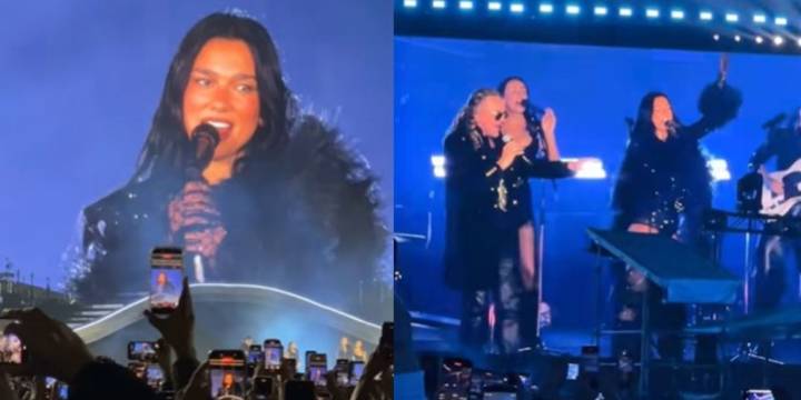 Dua Lipa y Fher de Maná hacen dueto con “Oye mi amor” en concierto en CDMX