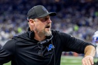 Dan Campbell fires up Lions with emotional locker room message after win