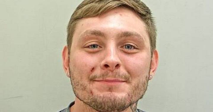 Smirking thug strangled pregnant partner as he threatened to stab her