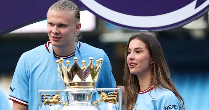 Erling Haaland's girlfriend drops hilarious 11-word remark while watching Man Utd