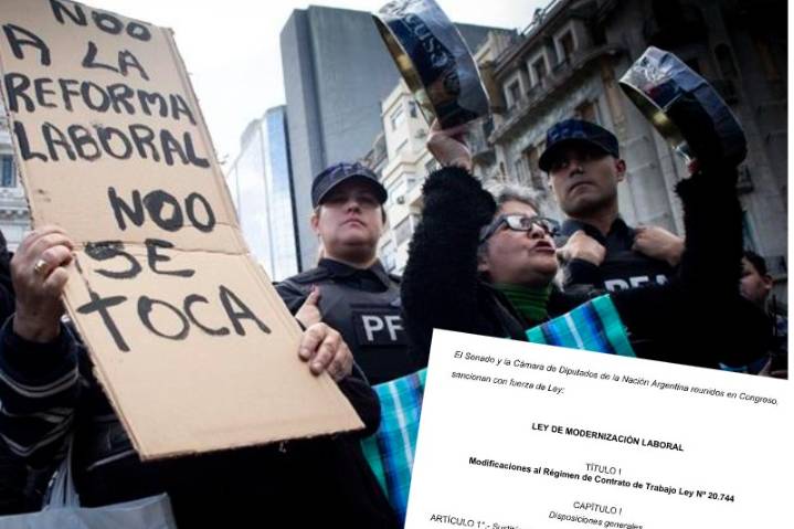 Reforma Laboral: llega un proyecto con mucha flexibilización, ataques a la huelga y los sindicatos