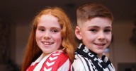Meet the football-mad siblings supporting rival teams ahead of Tyne