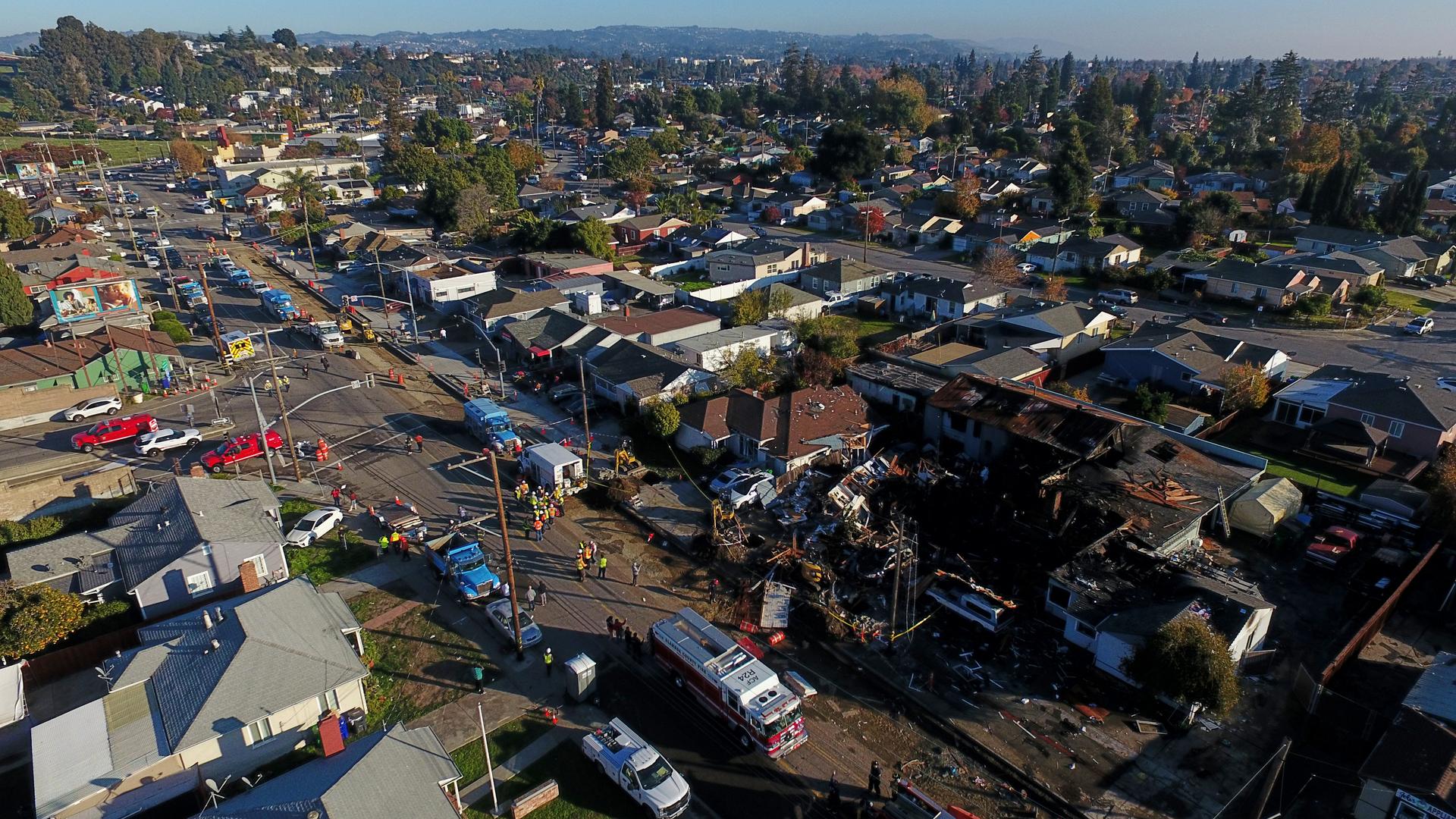 Gas explosion in San Francisco Bay Area damages homes, 6 taken to hospitals