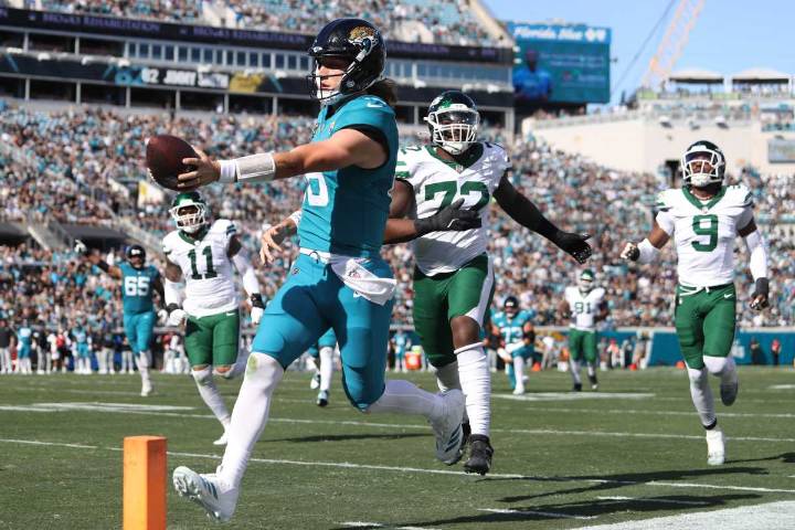 Jets mauled by Jaguars 48-20 behind Trevor Lawrence’s 6 TDs