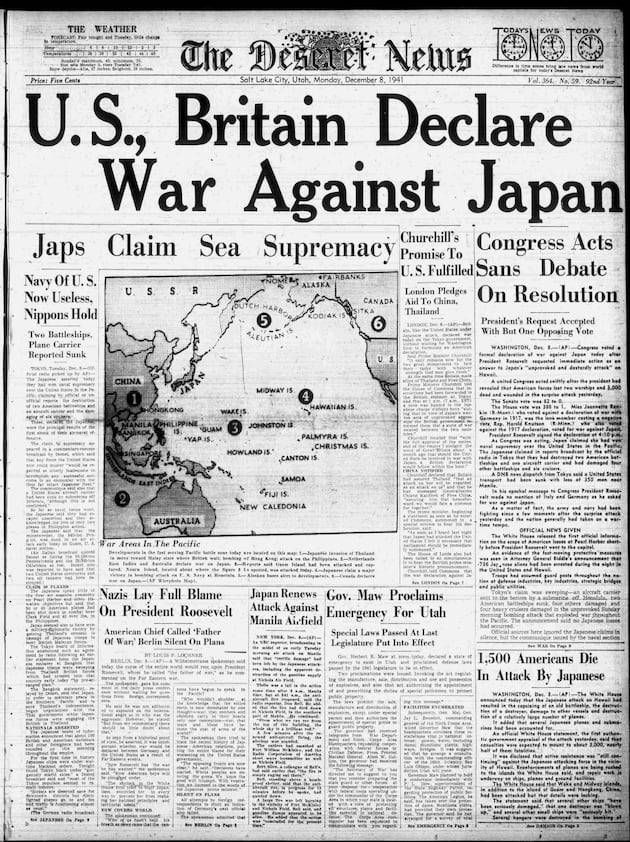 Deseret News archives: Attack on Pearl Harbor changed America forever