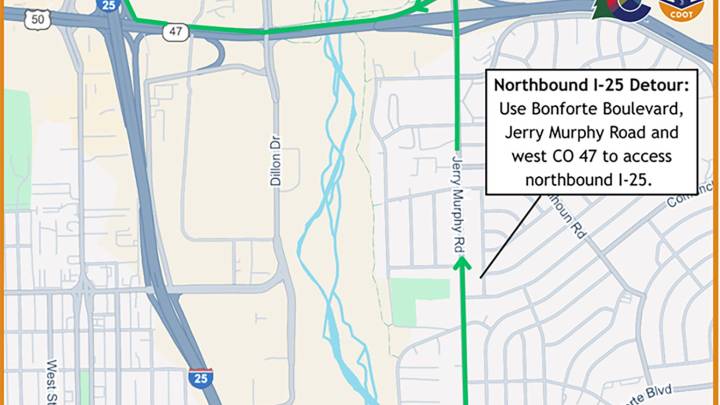Weekend closure will affect a section of US Highway 50B