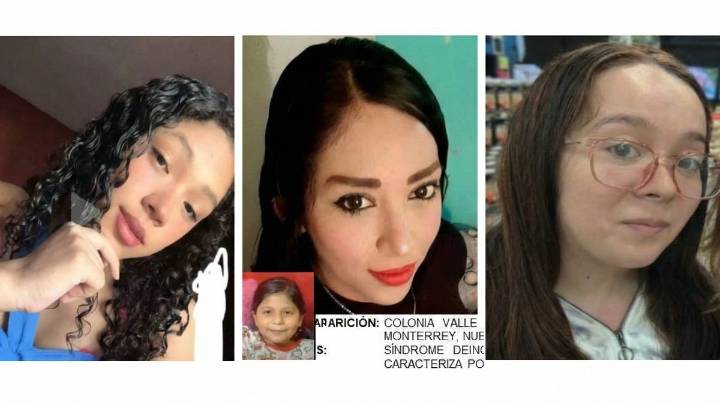 Ayuda a localizarlas. Desaparecen tres mujeres en Nuevo León; entre ellas, una menor de 17 años