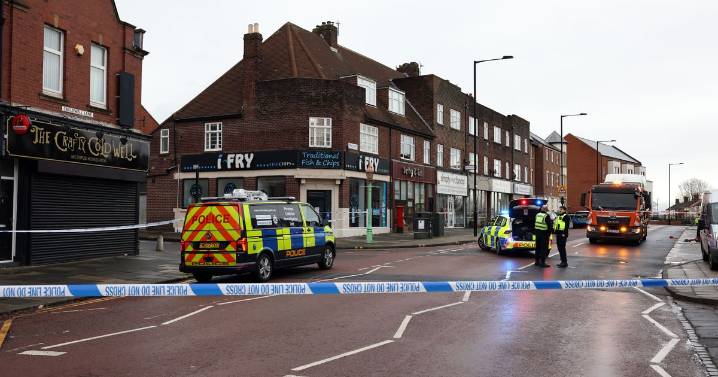 Tyneside residents' shock after car hits cyclist prompting huge emergency response