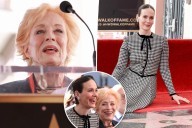 Holland Taylor, 82, honors partner Sarah Paulson, 50, at Hollywood Walk of Fame ceremony