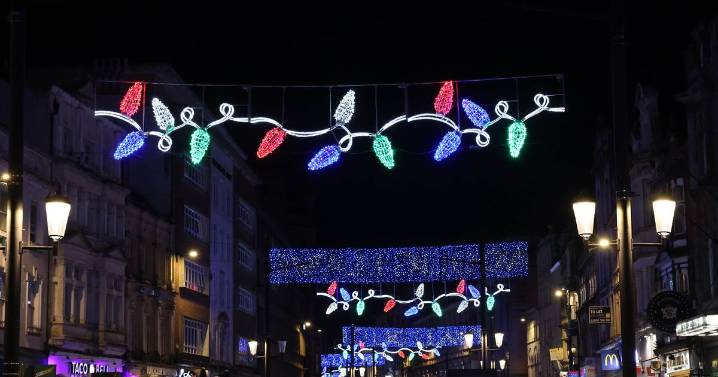 Cardiff Christmas lights deemed 'embarrassing' after people spot unlikely detail