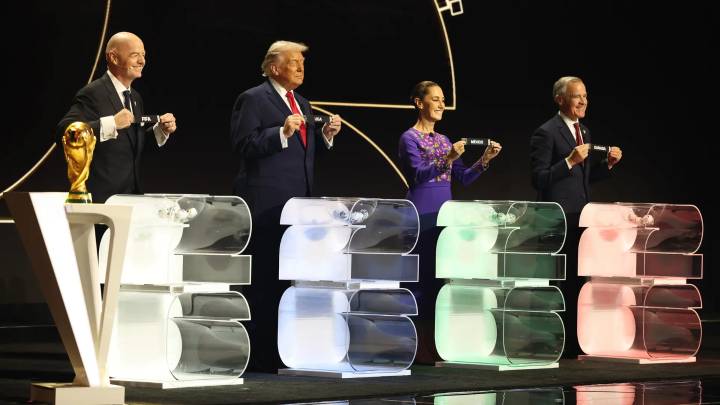 Trump y Sheinbaum coinciden por primera vez en la ceremonia del sorteo del Mundial