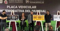 Lanzan en CDMX placa vehicular conmemorativa por Mundial 2026