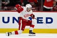 Alex DeBrincat scores twice as Red Wings shut out Blackhawks 4