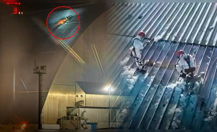 El escudo protector de Chernóbil ya no puede bloquear la radiación tras un ataque con drones en Ucrania, alerta la ONU