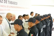 Egresan 150 nuevos policías y refuerzan la seguridad en Tabasco