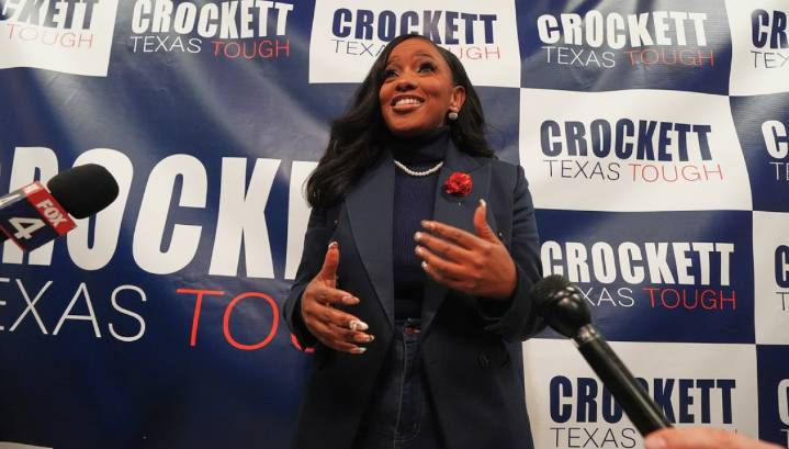 Jasmine Crockett is a social media