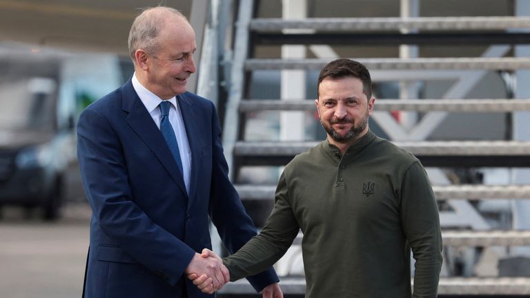 Zelenskyy to make first official visit to Ireland - as 'productive' Ukraine