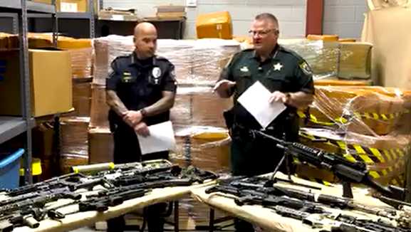 92k pounds of drugs, guns and explosives seized in Central Florida