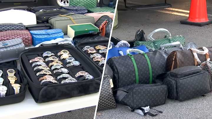 Suspect in custody in luxury counterfeit merchandise bust outside Dolphin Mall
