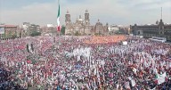 Fotos | Abarrotan el Zócalo por 7 años de la 4T