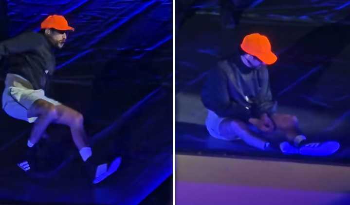 Bad Bunny sufre APARATOSA caída durante concierto y queda en SHOCK ante su público: cámaras captaron el suceso en México