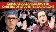 Video- Omar Abdullah Destroyed Careers Of Students: Sajad Lone