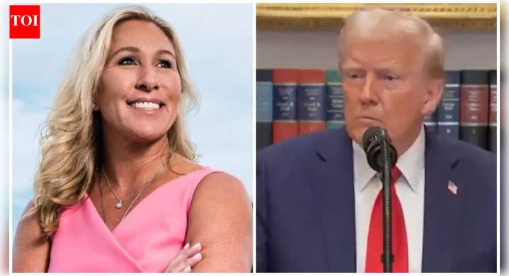 'Republicans are terrified to step out of line': Marjorie Taylor Greene claims GOPs mock Trump 'privately'